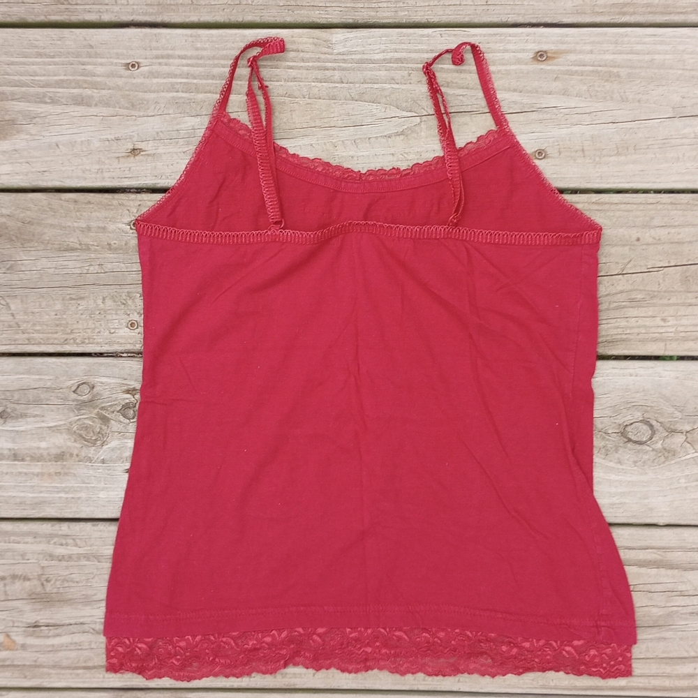🎄Gifted🎄 Charlotte Russe Tank Top With Lace - Picture 8 of 8